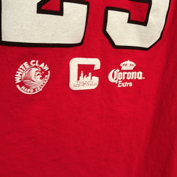 Hanes Chicago Mustache Crawl Michael Jordan 23 White Claw Chicago Bulls Large - Picture 8 of 9